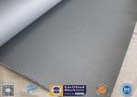 Non - Adhesive 0.45mm Gray Color 510g High Insulaiton Silicone Coated Fiberglass