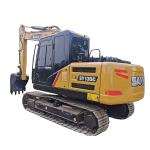 Low price sale of original hydraulic track type Sany SY135 second-hand excavator