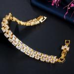 Fashion Tennis Bracelets For Women Ladies Wedding Rainbow Bangle Colorful Zircon