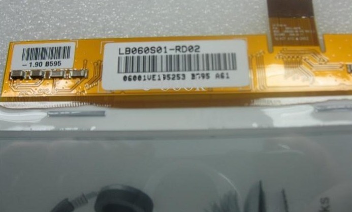 LB060S01 RD02 E Reader Display Assembly For Sony E - Book Reader Electronic Paper Display