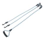 Pet leash durable 4 colors double dog leash