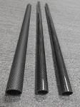 Lightweight 3K Carbon Fiber Telescopic Poles Roll Wrapped