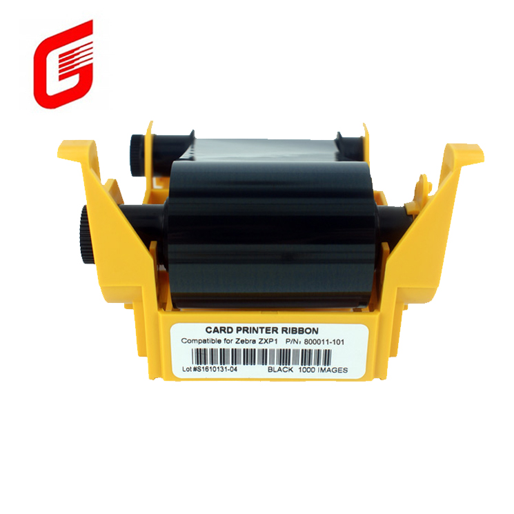 Zebra ZXP Series 3 Black Ribbon 800011-101 for 1000 IC ID PVC Business Smart Card Prints