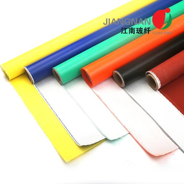 2m Width 0.45mm Satin Weave Silicone Impregnated Fiberglass Cloth Silicone