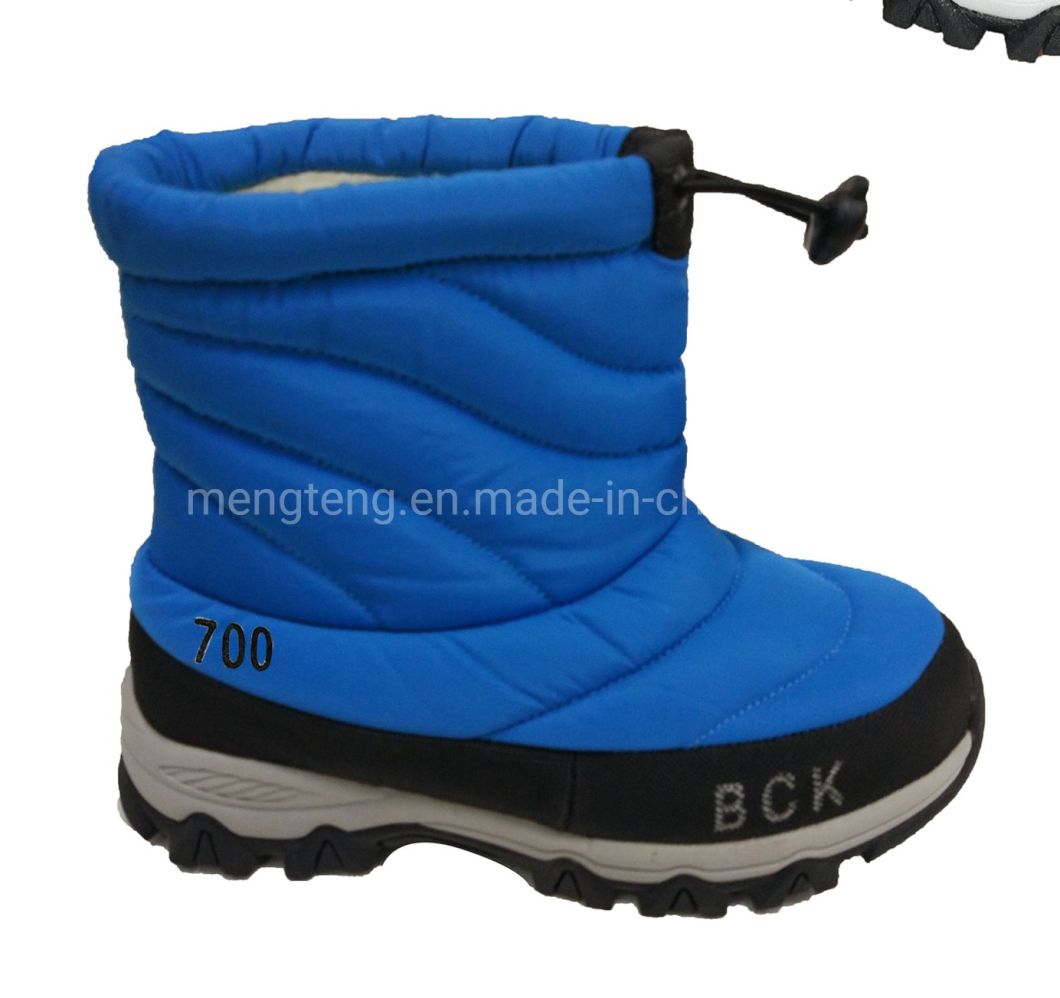 Kids Snow Boots Warm Winter Fur Boots PU Nylon Boots Elastic Non-Slip Boots Soft Boots Outdoor Boots