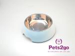 Rounded Shape 830g 1200ml Plastic Pet Feeder Bowls