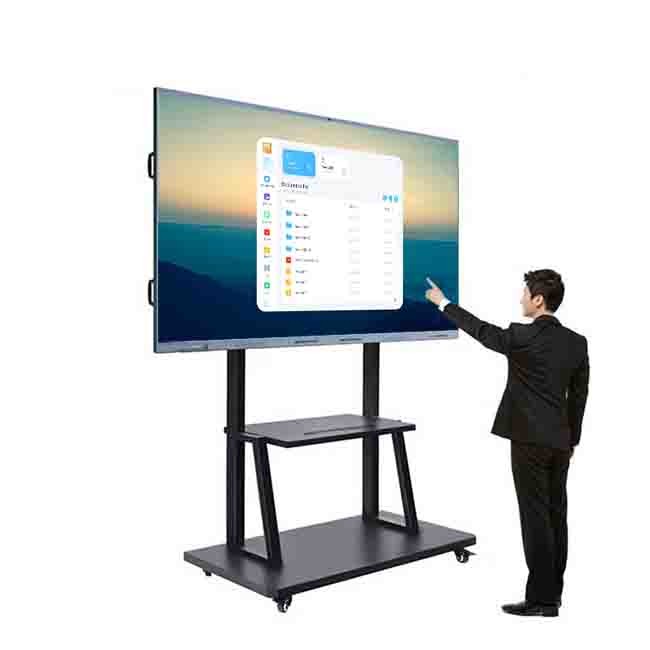 3840*2160px Electronic Interactive Whiteboard 86 Inch Smart Board FCC Approval