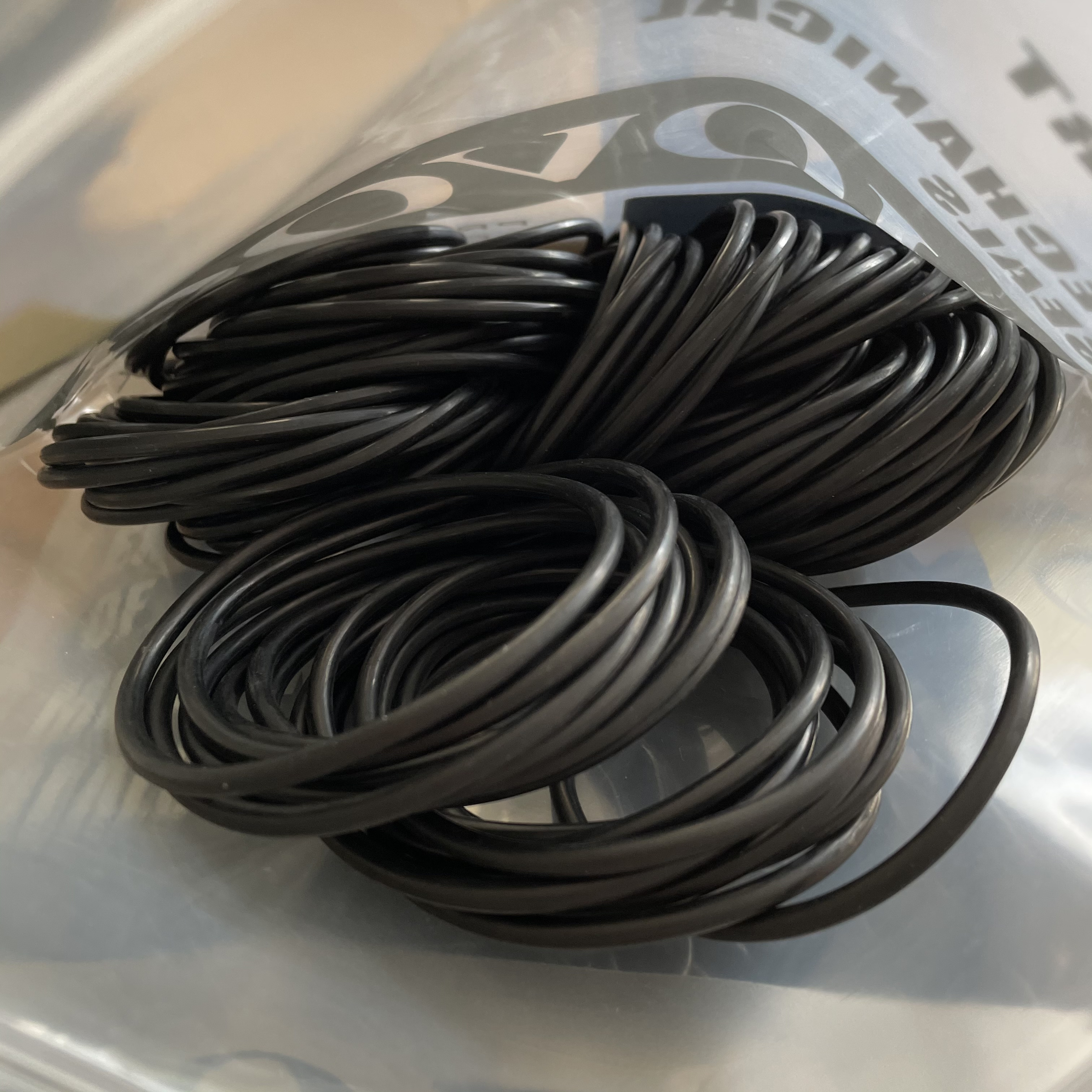 EPDM NBR FKM HNBR Silicone Rubber O Ring Kit Black