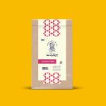 Flat Bottom Kraft Paper Packaging Bags For 500g Coffee Beans