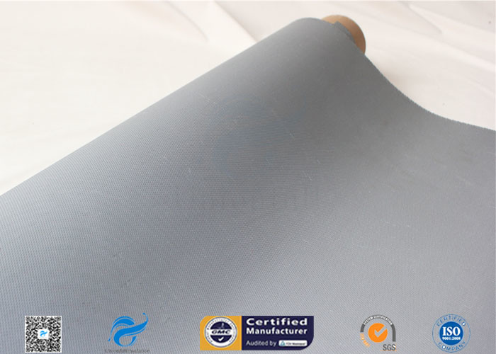 Silicone Coated Fiberglass Fabric 1050GSM 0.85MM Grey High Strength Fire Blanket