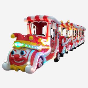 China Kids Tourist Train Rides , Amusement Train Rides Turning Radius 3.5m factory