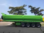 1310mm Wheel Base 3 Axle Heavy Duty Hydraulic Cylinder Rear Dump Trailer 40-80