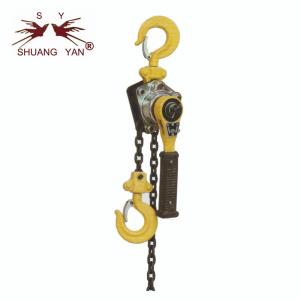 China Mini Lever Chain Block , Chain Pulley Block CE GS Blacked Surface factory