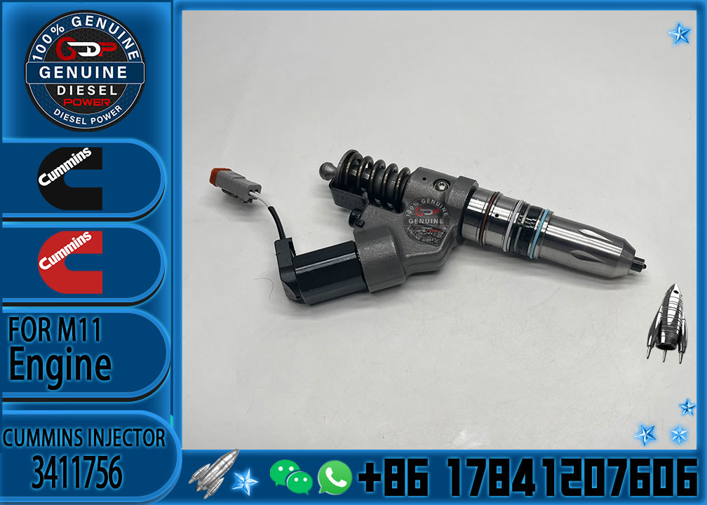 Diesel Fuel Injector common rail injector 3411761 CUM-MINS M11 3411761 4903084 4061851 4902921 3411752 3411753 3411756