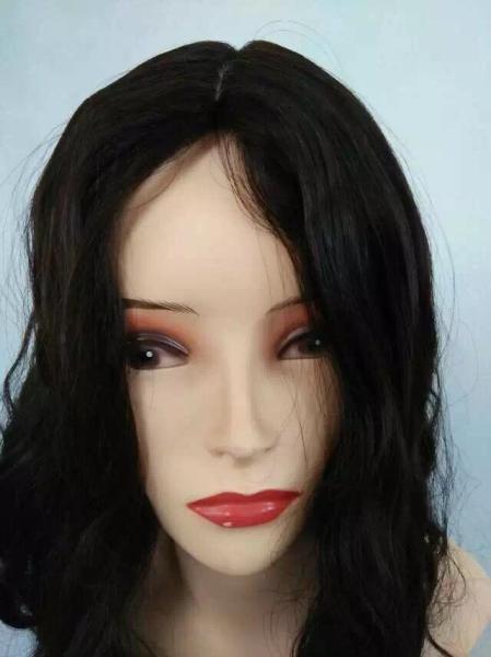 12 Inches High Quality Natural Color Brazilian Virgin Human Hair Jewish Wigs