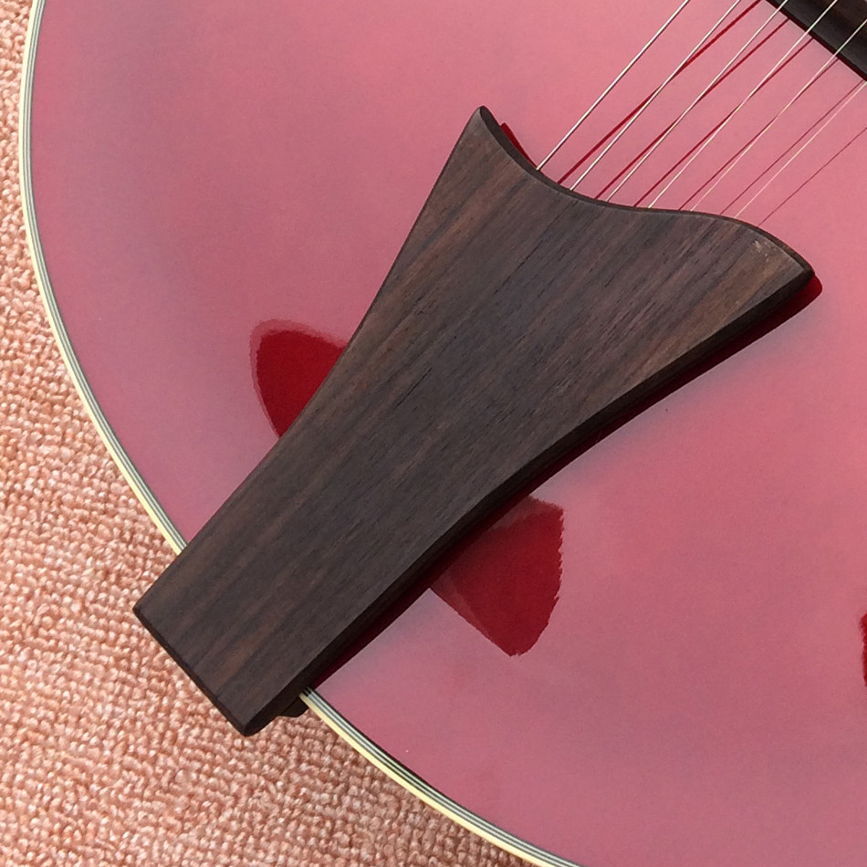 Custom jazz hollow electric guitar, A piece of pickups Jazz electric guitar, free shipping