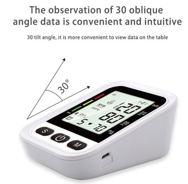 CE ISO13485 Digital Blood Pressure Machine 35cm Wrist Circle BP Cuff Monitor