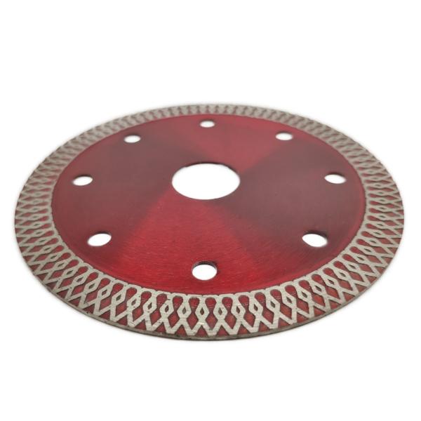 Good Performance 7 inch Diamond Tools X Mesh Turbo Cutting Disc for HOT PRESS