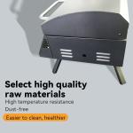 Portable Outdoor Camping BBQ Barbecue Gas Grill Smoke Stove with Steel Safety