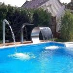 Wall Mount ROHS 316 Stainless Steel Pond Waterfall Jet