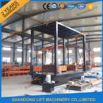 5T 3.7M Portable Double Deck Car Parking System Home Scissor Car Lift for 2 Car