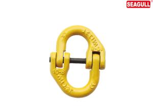 China Yellow Rigging Hardware 15t Alloy Steel Connecting Chain Link SLR074-G80 factory