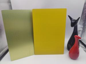 China High Gloss Surface Wooden Aluminum Composite Plate For Billboards factory