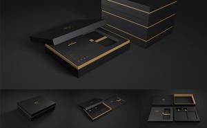China Custom Logo Printed Folding Paper Gift Box OEM / ODM factory