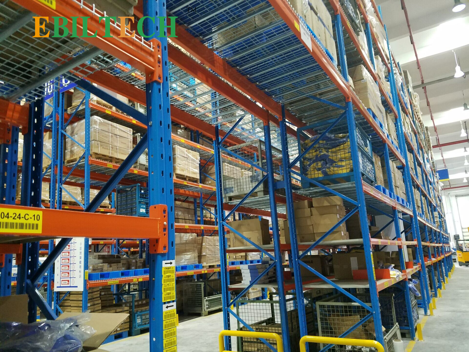 Commercial Metal Carton Flow Rack Pick Systems , Carton Storage Rack by Wheel