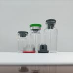 Pharmaceutical Vaccine Tubular Glass Vials Borosilicate Glass Bottle With Rubber