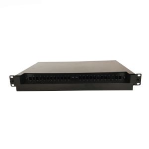 24 Core Rack Mount Splicing Termination Box Fiber Optic Patch Panel