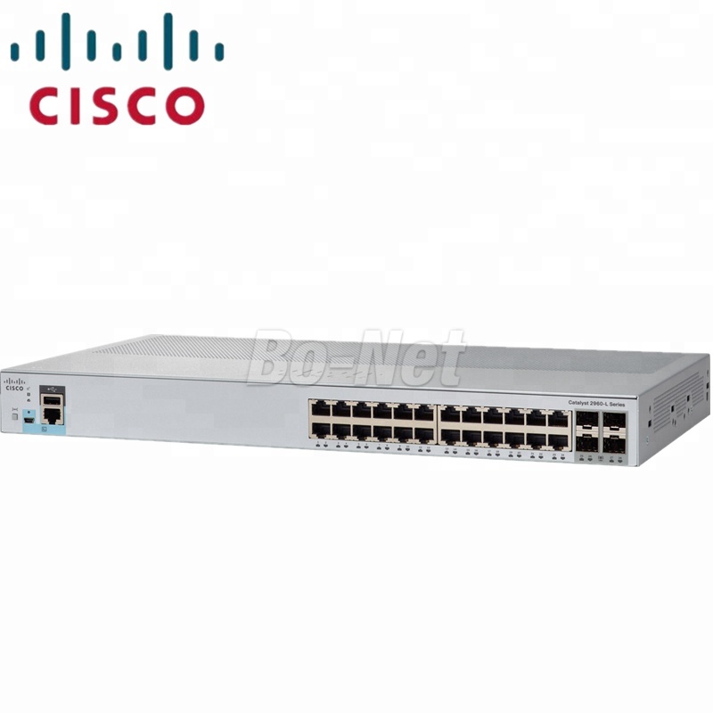 Cisco WS-C2960L-24TQ-LL 24port 10/100M Switch Managed Network Switch C2960L Series Original New