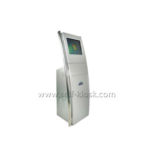 22 Inch IR Touch Screen Self Printing Kiosk With Laser Printers