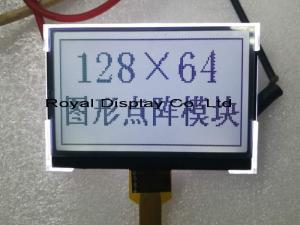 China Hot Sales Blue Serial Spi Small 128X64 Graphic Cog/COB Blacklight LCD Display Module factory