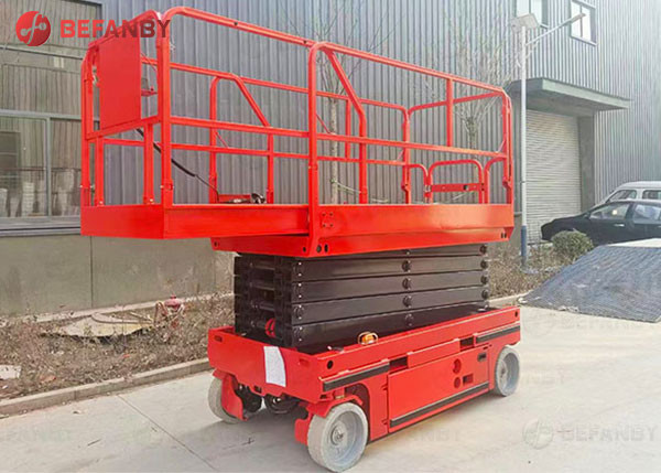 6M 8M Battery Power Elevated Scissor Lifting Platform