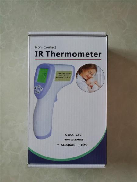 Non Contact Infrared Forehead Thermometer Digital Baby Thermometer ABS Plastic