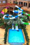 Adult Custom Water Slides , Galvanized carbon steel Water park equipment