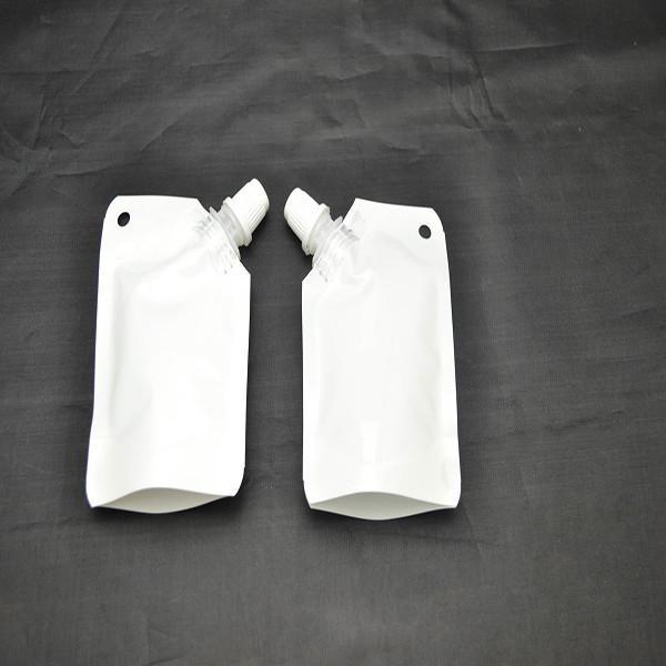 Laundry Liquid 60mic Plastic Pouches For Liquids Soap Pouch Spout Packaging