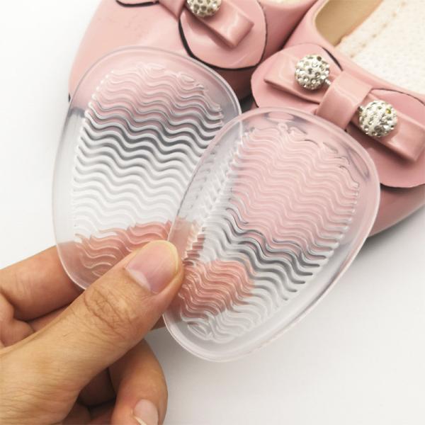 Linvisible heel pad insole Washable Heightening Shoe Insoles 3/4 Length EVA Hard