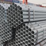 100mm 4.5mm Thick 6m Length Galvanized Steel Pipes for Street Lighting Poles