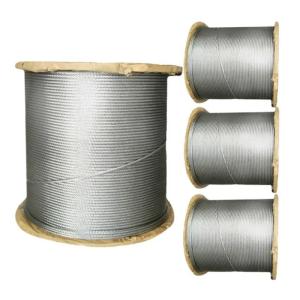 China Stainless Steel Wire Cable 1*7 7*7 1*19 7*19 Round Strand 304 316 Steel Wire Rope Rope for Heavy-Duty Applications factory
