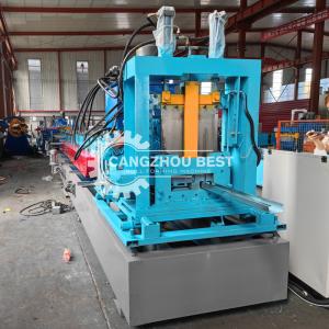 China Hydraulic Cutting C Z Purlin Roll Forming Machine 80-300 10m/Min factory