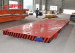Unlimited Distance Steel Rail Transfer Cart , Research Battery Powered Heavy