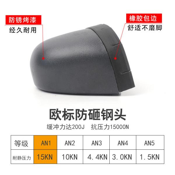 Cut-Resistant Flexible Cushioned Industrial Safety Shoes with Kevlar Mid Sole and European Steel Toe