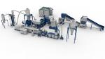 Crushing Waste Plastic Recycling Pelletizing Machine 600 - 3000kg/H Large