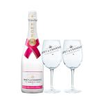 Moet Ice Imperial Branded Wine Accessories Clear BPA Free Tritan Plastic Glasses