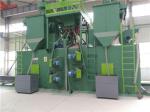 Steel Profile Continuous Feed Track Conveyor Shot Blasting Machine 4.5m/Min