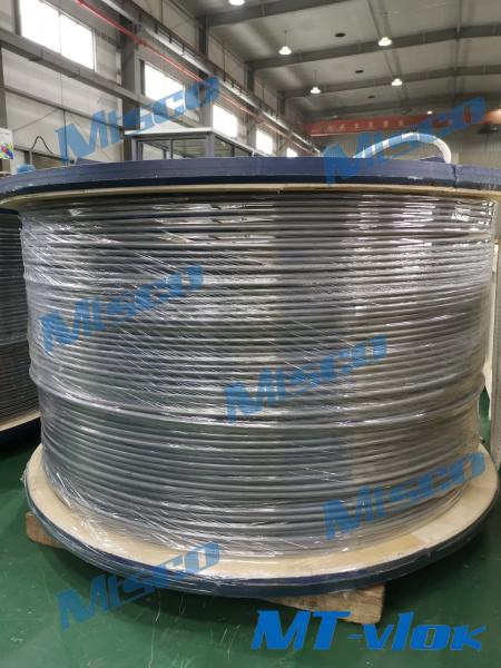 BA Surface Nickel Alloy Steel Tube , Nickel Alloy Tubing 12.7x1.65mm Alloy 825 /