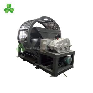 China Black Color Tire Crushing Machine High Efficiency 1 Ton Per Hour Capacity factory