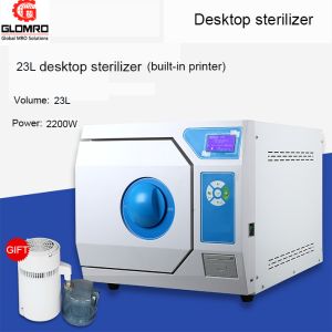 LCD Desktop Drying Sterilizer Pulsating Three Times Pre Vacuum Disinfection